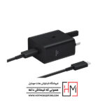 شارژر 45 وات سه پین سامسونگ با کابل
